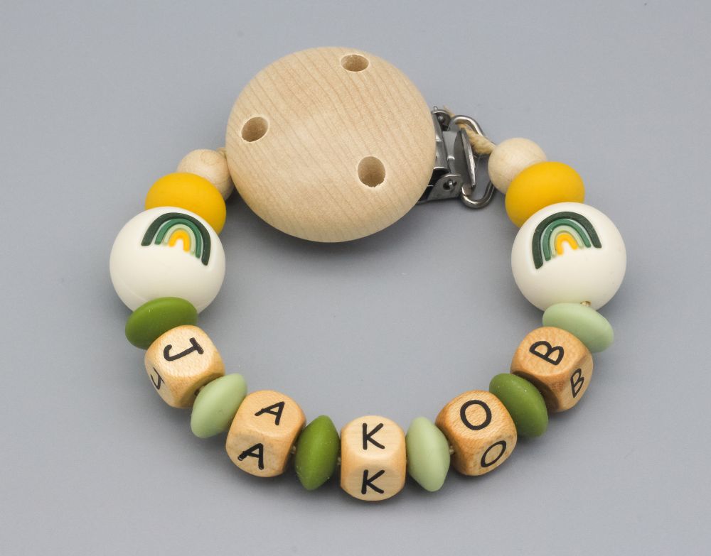 Schnullerkette und Namen