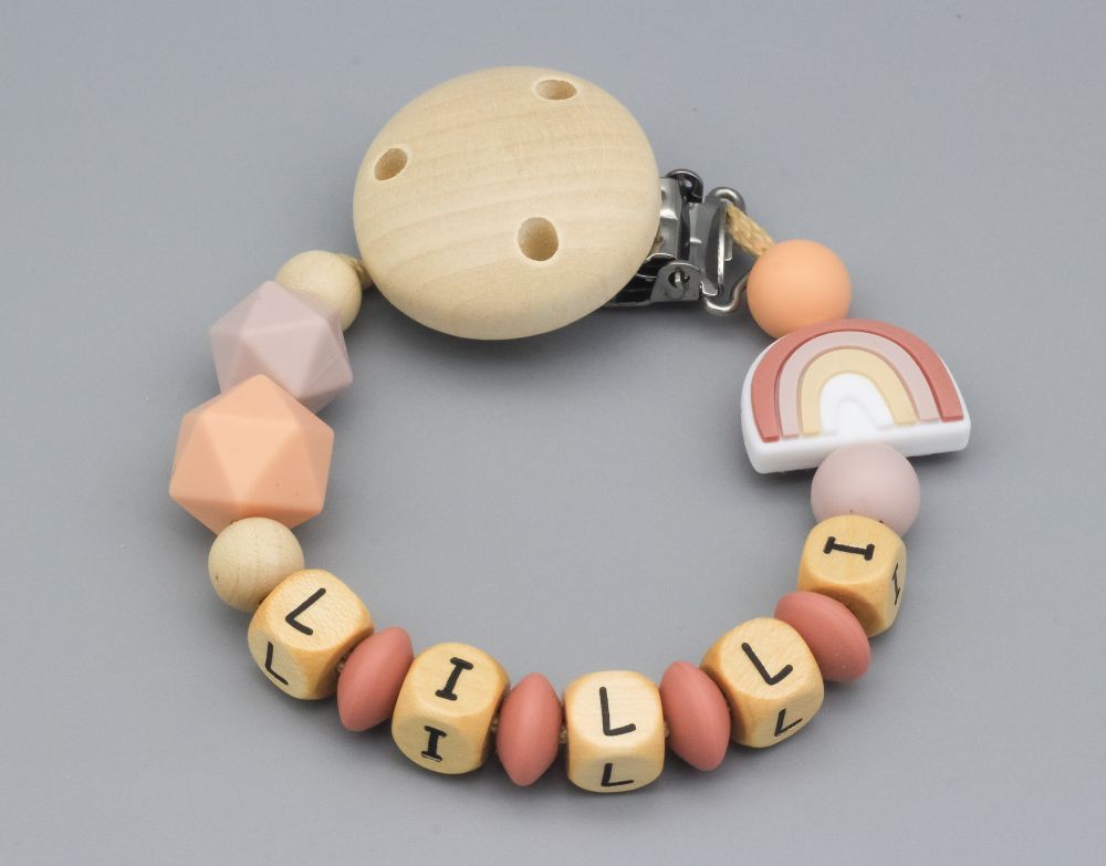 Schnullerkette und Namen