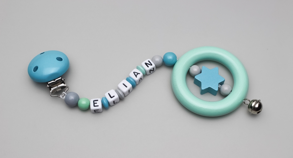 Kinderwagenclip Stern