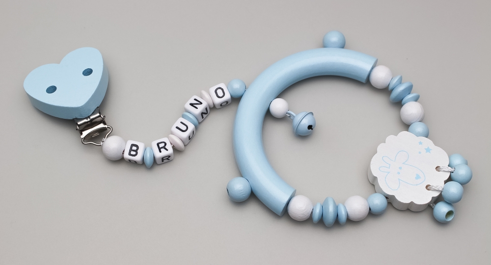Kinderwagenclip Schaf