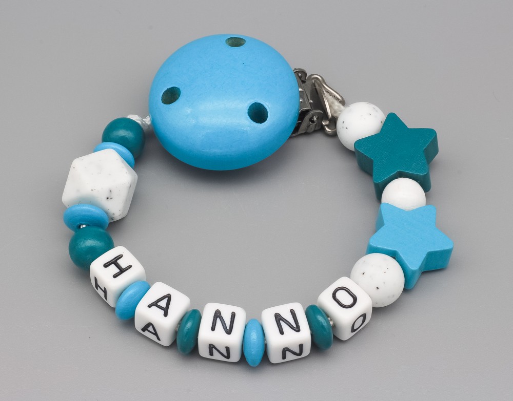 Schnullerkette Sternchen 20