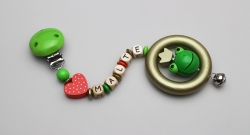 Kinderwagenclip Froschkönig