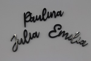 Platzkarten Lasercut aus Acryl Hochzeit / Taufe / Geburtstag etc.