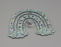 Glitzernder-Regenbogen mit Kristall Bild 1