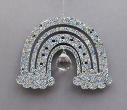 Glitzernder-Regenbogen mit Kristall Bild 1