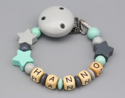 Schnullerkette Sternchen