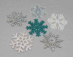 Sonnenfänger Schneeflocken Bild 1