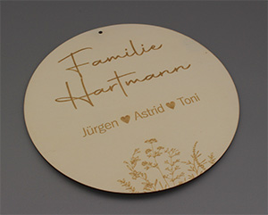 Familientürschild