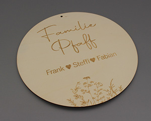 Familientürschild