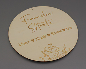 Familientürschild