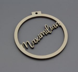 Weihnachtsbaum / Christbaumkugel / Geschenkanhänger individuell mit Wunschname