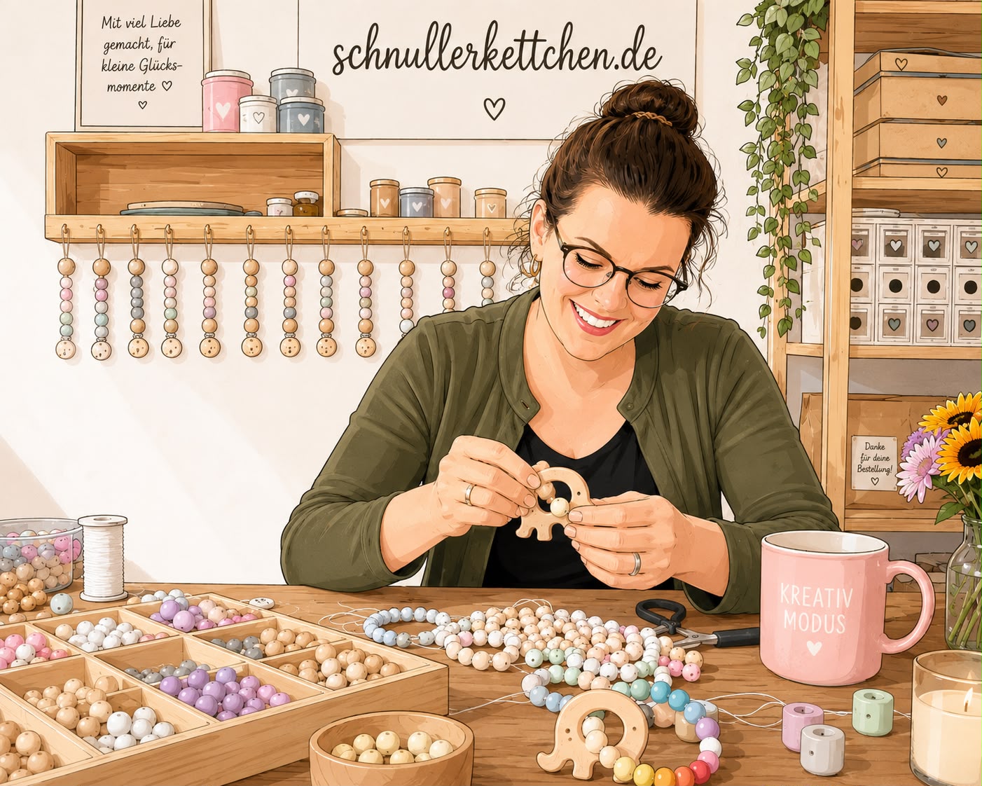Julia, Gründerin von Schnullerkettchen.de