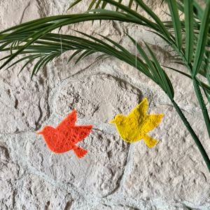 Sonnenfänger Vogelset in verschiedenen Farben