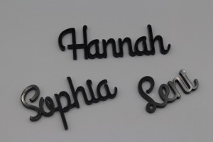 Platzkarten Lasercut aus Acryl Hochzeit / Taufe / Geburtstag etc.