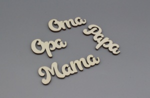 Platzkarten Lasercut aus Holz Hochzeit / Taufe / Geburtstag etc.